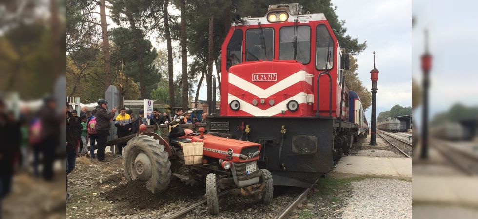 Tren İstasyonunda Faciadan Dönüldü!