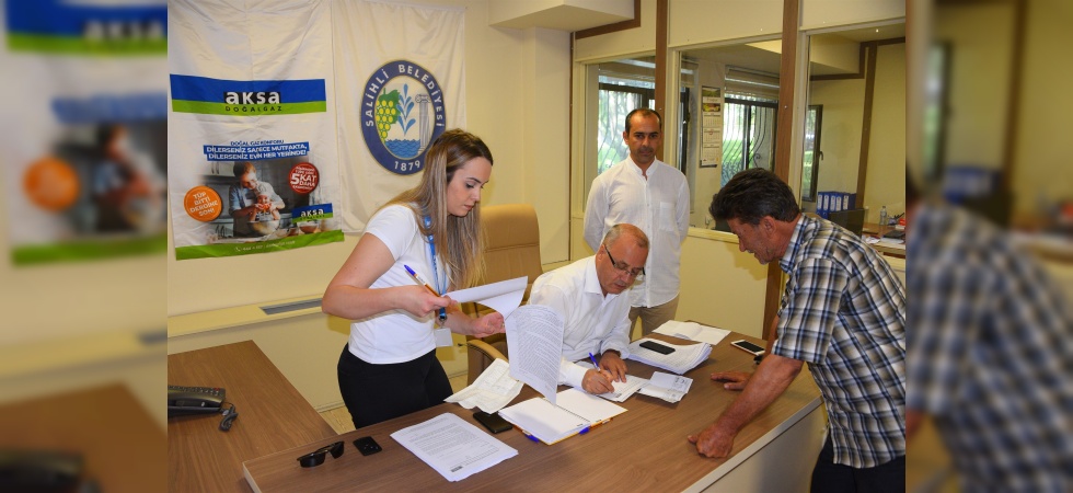 Salihli’de doğalgaz ön abone kayıtları başladı