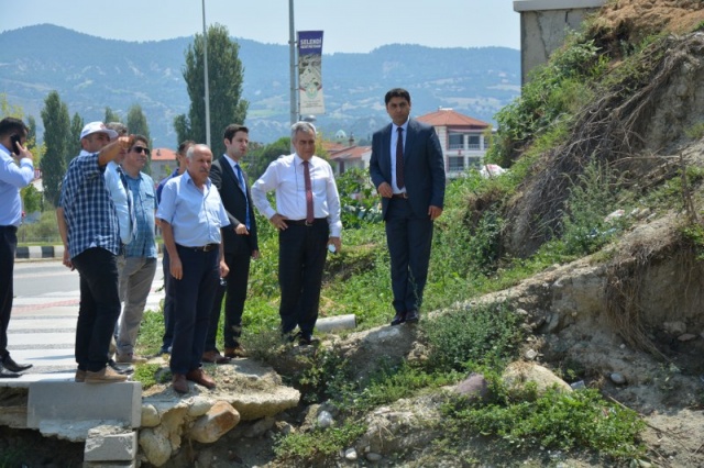 SELENDİ'DE SEL TAŞKIN ÇALIŞMALARI DEĞERLENDİRİLDİ