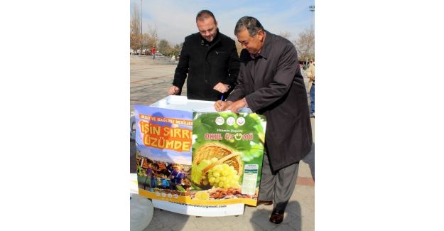 Okul Üzümü, Akıl Üzümü İçin Salihli’den 5 Bin 400 İmza