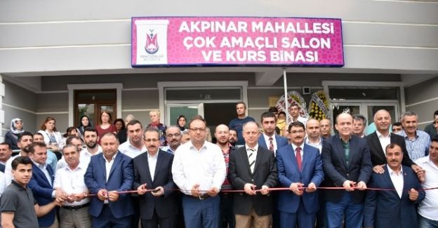 Akpınar Mahallesi Çok Amaçlı Salon Hizmete Açıldı