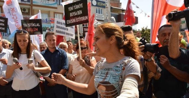 Bayan Esnaftan CHP’lilere “Daha Saygılı Miting Yapın” Tepkisi