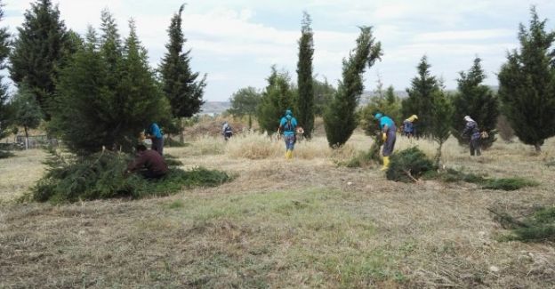 Mezarlıklarda Bayram Mesaisi Sürüyor