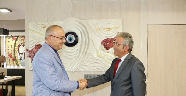 Güleç’ten Belediye Başkanı Ergün’e nezaket ziyareti