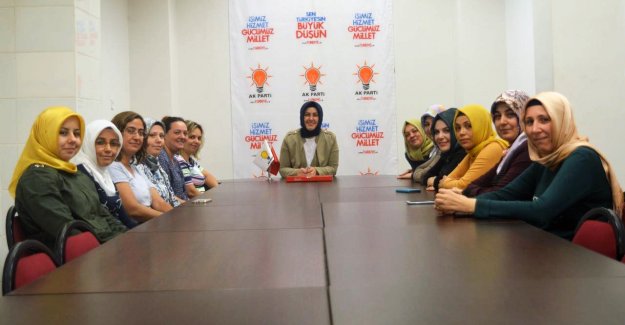 AK Parti Kadın Kollarından Ebru Tireli'ye geçmiş olsun mesajı.