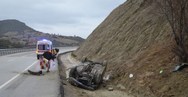 Kula’da trafik kazası: 2 yaralı