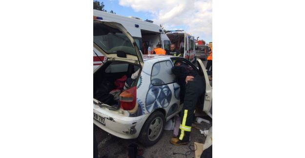 Kırkağaç’ta trafik kazası: 4 yaralı