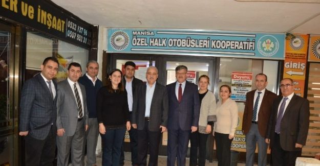 Vali Güvençer özel halk otobüsü şoförleriyle buluştu