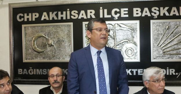 CHP’li Özgür Özel ve Selin Sayek Böke Akhisar’da konuştu