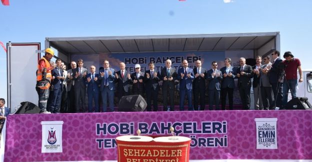 Hobi Bahçeleri projesinin temelleri atıldı