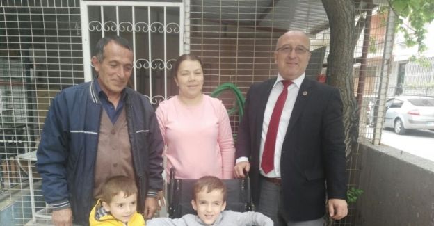 Engelli minik Oğuzhan’a bayram hediyesi