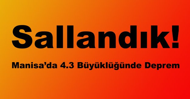 Manisa Sallandı!