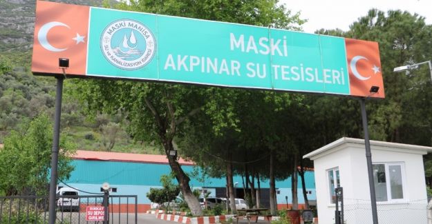 Manisa’yı besleyen su deposu dezenfekte edildi