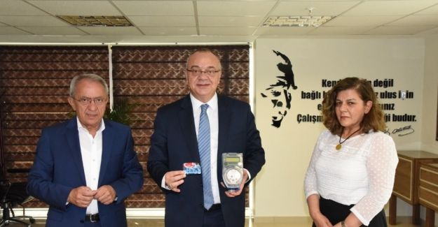 Başkan Ergün de kartlı su sayacı abonesi oldu