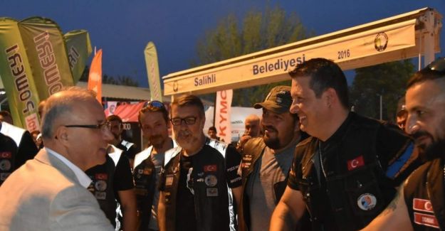 Başkan Kayda, motosiklet festivaline katıldı