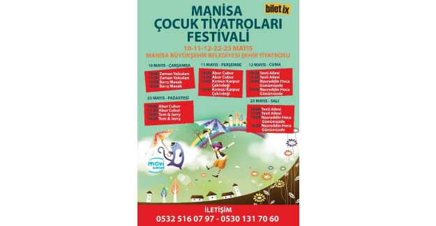 Manisa Çocuk Tiyatroları Festivali başlıyor