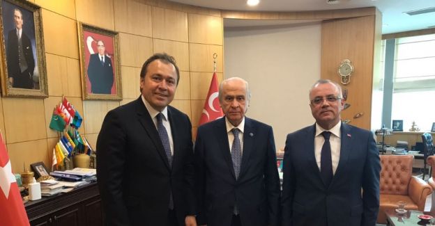 MHP’li iki başkandan Bahçeli’ye ziyaret