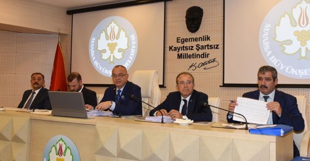 Manisa Büyükşehir Belediyesi Meclisi toplandı