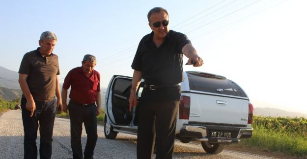 Başkan Karaçoban asfalt çalışmalarını inceledi