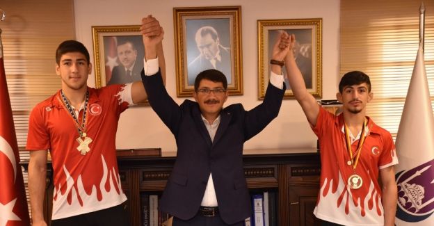 Başkanlar Avrupa Şampiyonlarını ağırladı