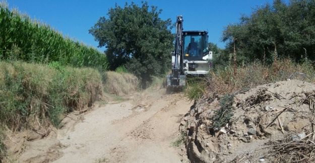 Tarım arazileri su taşkınlarından korunuyor