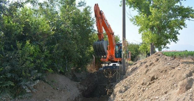 Turgutlu’ya bin 200 metrelik yağmur suyu hattı