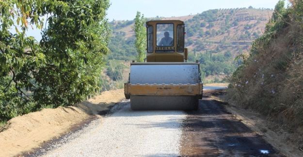 Dağhacıyusuf Mahallesinde 7 kilometrelik soğuk asfalt