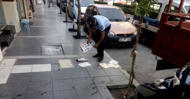 İzinsiz el broşürlerine cezai işlem