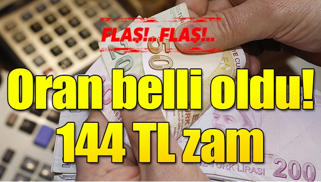 144 TL Zam Alacaklar