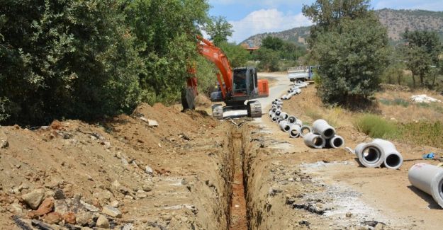 Sarıgöl’ün 5 mahallesine 55 kilometre altyapı