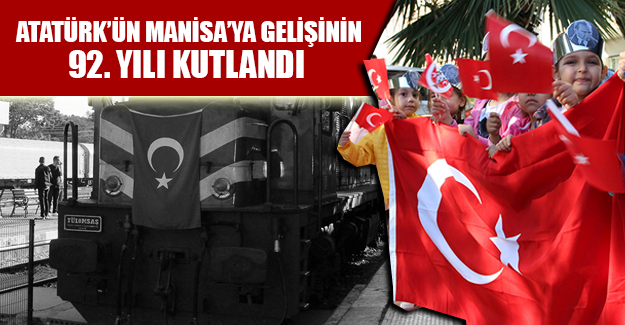 MANİSA TREN GARINDA TEMSİLİ TÖREN