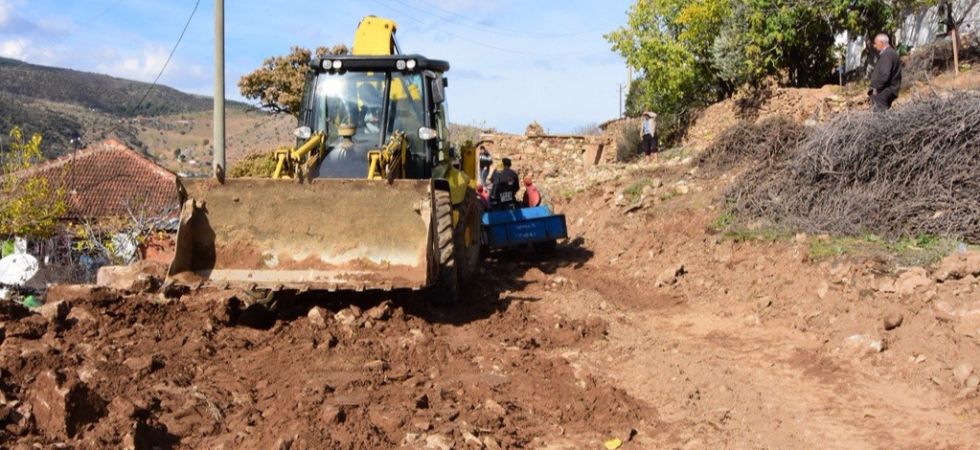 Diyaliz hastası istedi belediye yol yapımına başladı