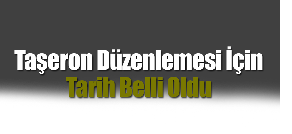 Taşeron Düzenlemesi İçin Tarih Belli Oldu