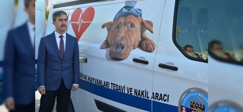 Manisa'nın ilk hayvan ambulansı Turgutlu'da