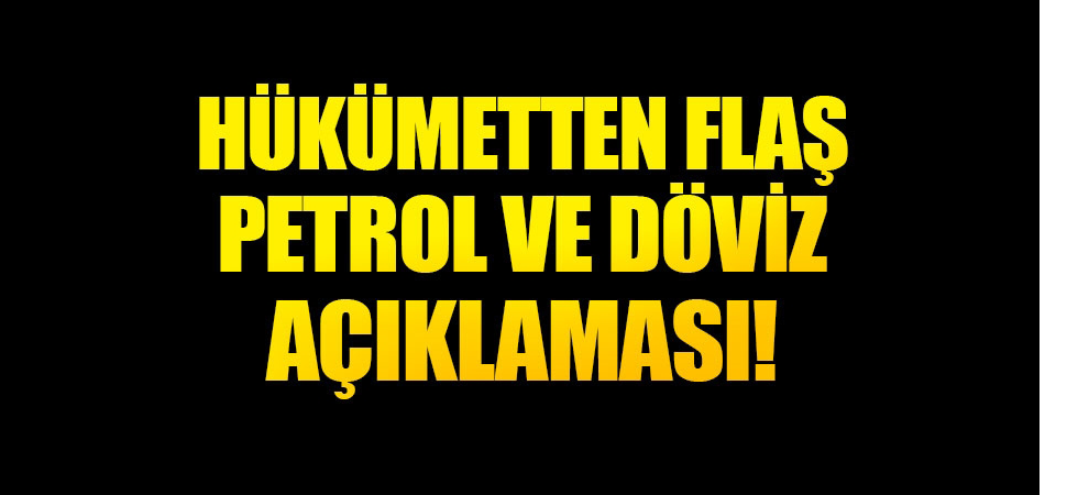 Ağbal'dan Flaş Petrol ve Döviz Açıklaması