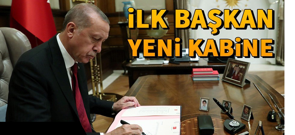 Cumhurbaşkanı Erdoğan yeni kabineyi açıkladı