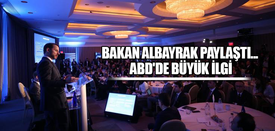 Bakan Albayrak paylaştı... ABD'de büyük ilgi