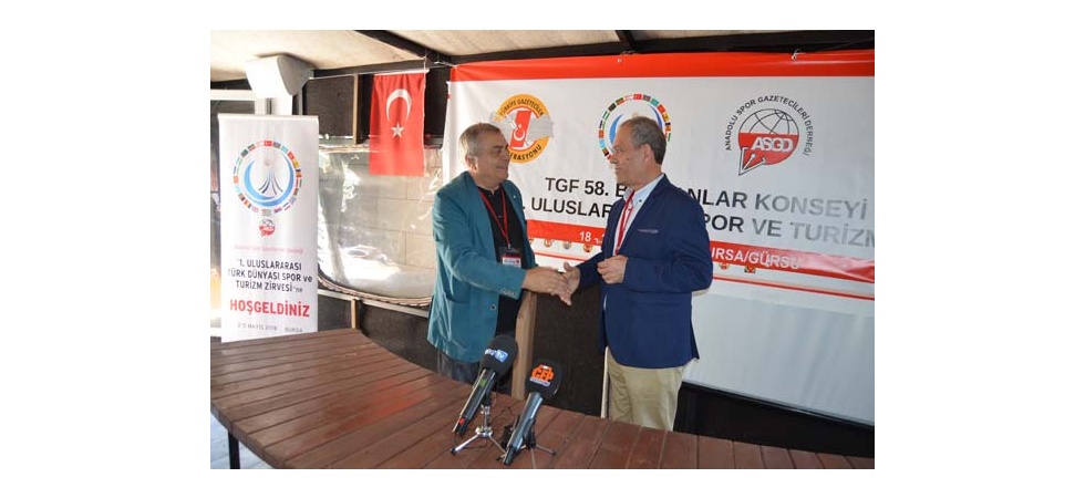GYD Başkanı İsmail Aydın'dan TGF Başkanı Yılmaz Karaca'ya Anlamlı Hediye