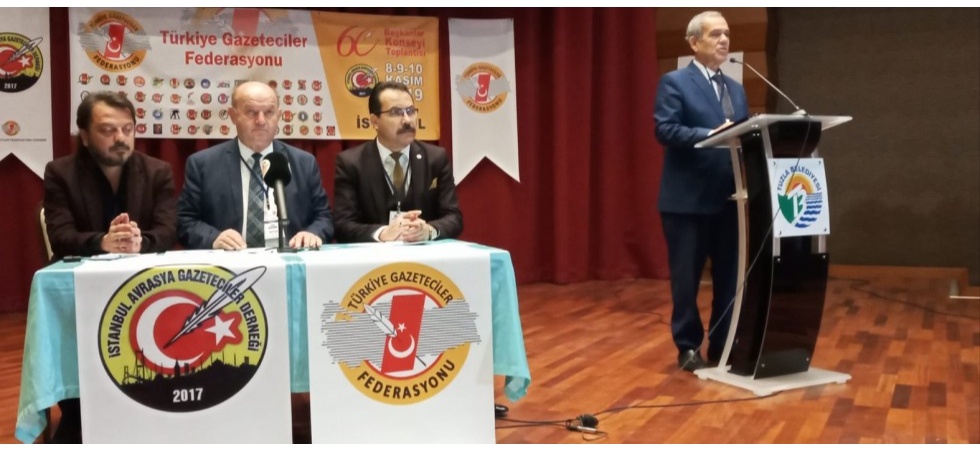 Türkiye Gazeteciler Federasyonu 60. Başkanlar konseyi İstanbul'da düzenlendi