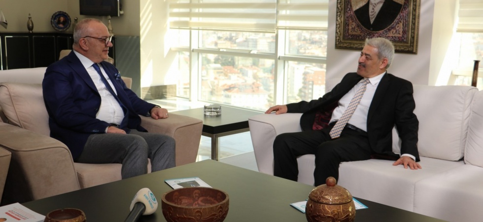 Başkan Ergün, Vakıflar Bölge Müdürü Ataseven'i ağırladı