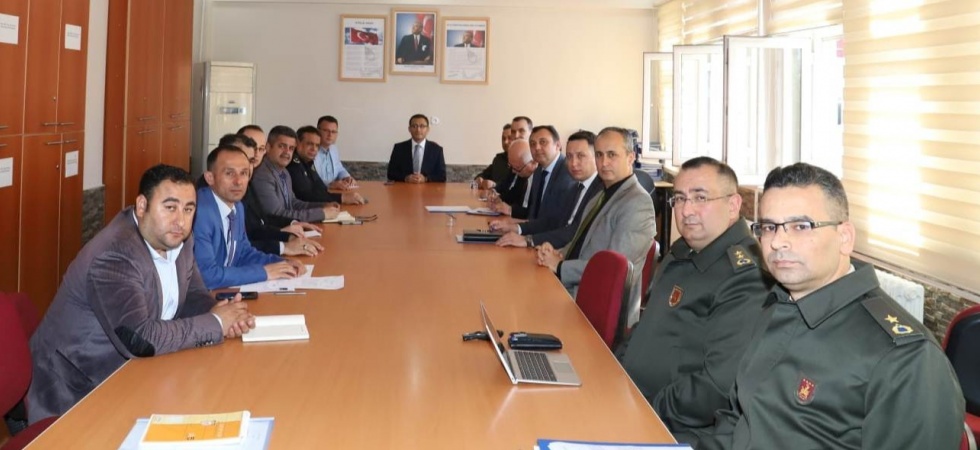 Alaşehir'de Afet ve Acil Durum Toplantısı yapıldı