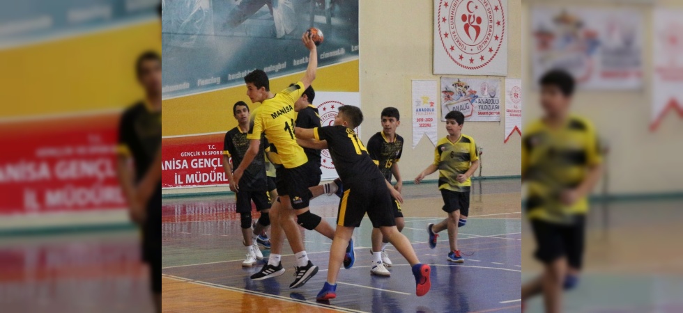 Manisa'da Anadolu Yıldızlar Ligi Hentbol Çeyrek Final Müsabakaları