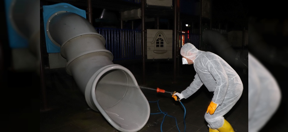 Turgutlu Belediyesi dezenfekte çalışmalarına başladı