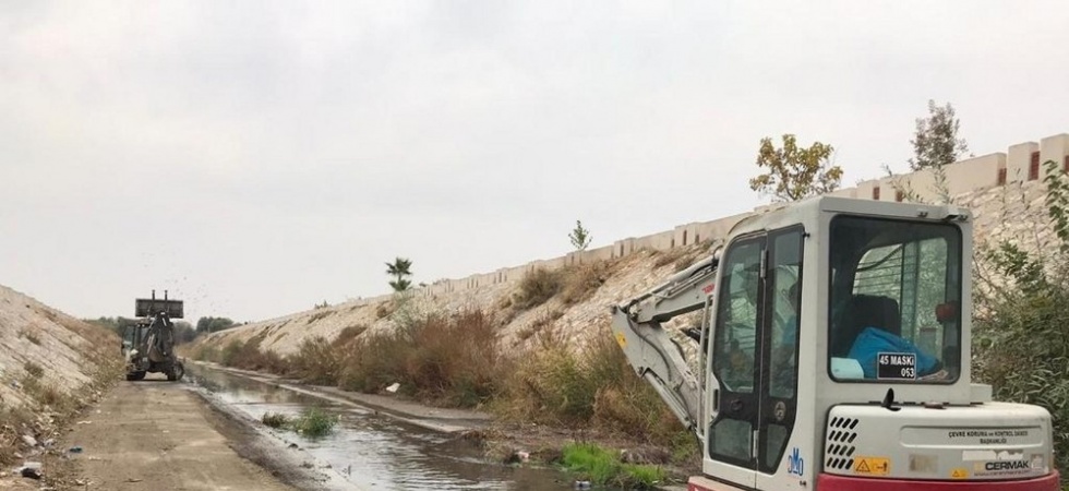 Manisa’da su taşkınlarının önüne geçiliyor