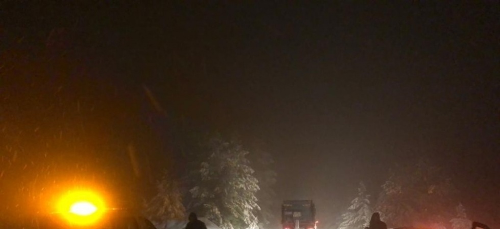 Manisa’da karda mahsur kalan 7 kişi kurtarıldı