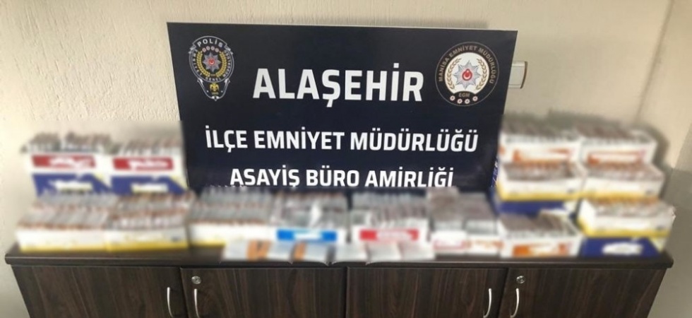 Alaşehir’de kaçak tütün operasyonu
