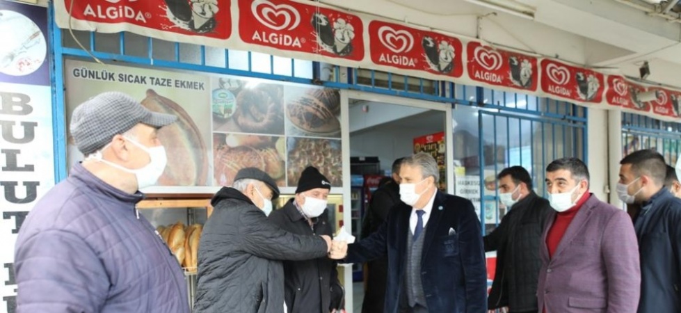 Başkan Çerçi Akmescit Mahallesi’nde esnaf ziyareti yaptı