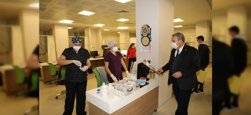 Başkan Çerçi, sağlık çalışanlarını unutmadı