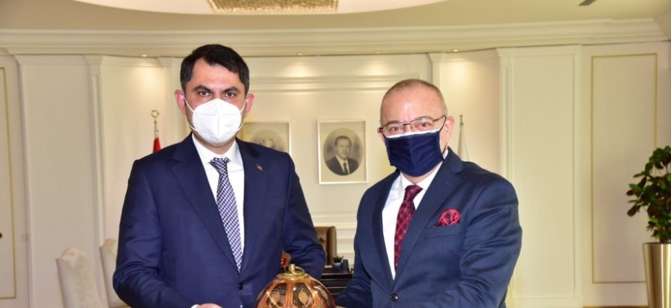 Başkan Ergün, Bakan Kurum’u ziyaret etti