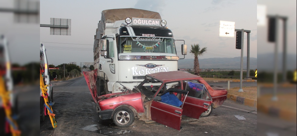 Alaşehir’de trafik kazası: 1 ölü, 3 yaralı